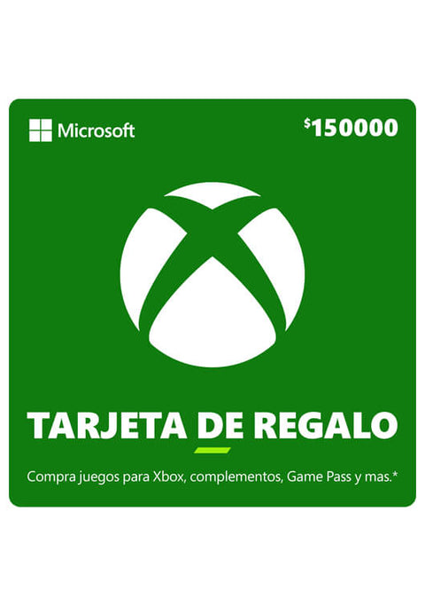 Tarjeta de Regalo 150.000 Xbox