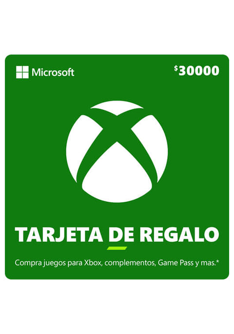 Tarjeta de Regalo 30.000 Xbox