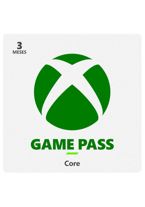 Tarjeta Xbox Game Pass Core 3 meses