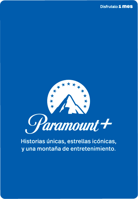 Tarjeta Paramount 1 mes Paramount