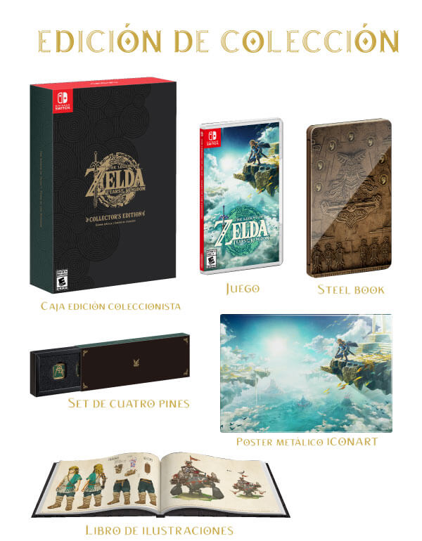 La guía oficial de The Legend of Zelda: Tears of Kingdom vuelve en stock en  su edición coleccionista ¡No te quedes sin ella!