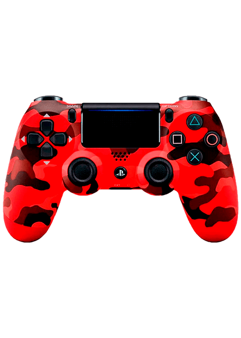Control PS4 Dualshock Camuflaje Rojo